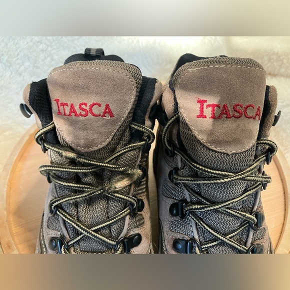 Itasca Brown Lace Up Hiking Outdoor Rugged Boots Size 7 - Picture 7 of 8